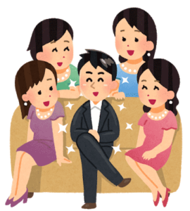 肌が綺麗でモテる男性