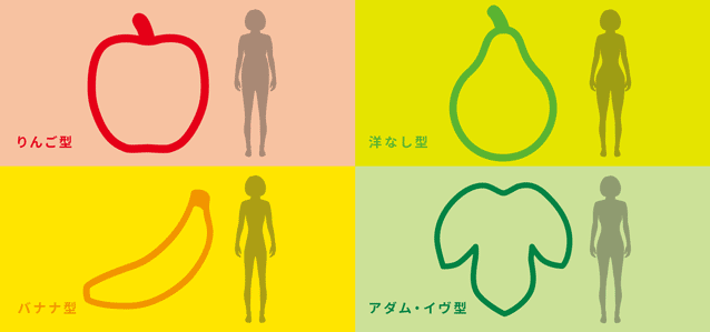 日本人の肥満タイプ